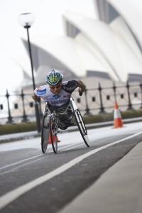 Wheelchair race winner