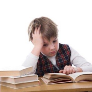 Child at desk