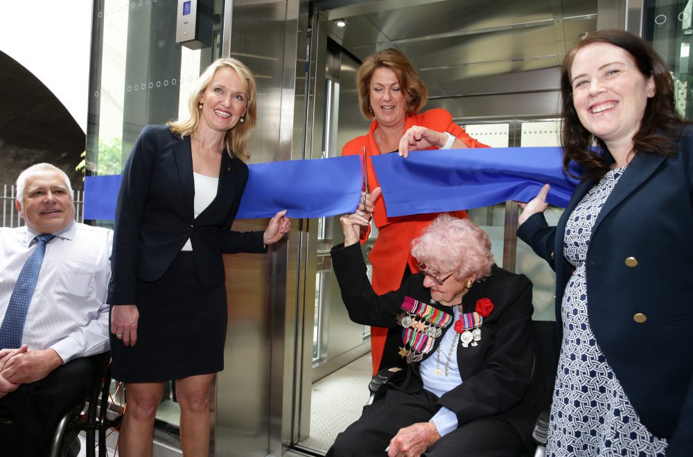 From left: Chris Sparks, PDCN President; The Hon. Natalie Ward MLC; Minister for Roads and Maritime Services The Hon. Melinda Pavey MP; Mrs Daphe Dunn , Member for North Shore, The Hon Felicity Wilson