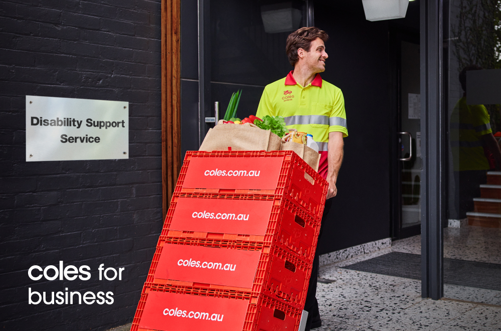 Coles for Business a smart shopping solution for disability support